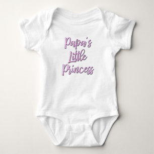 Body Le costume de la petite princesse de Papa pour béb