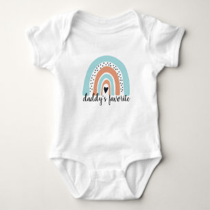 Body Le Favori Rainbow Heart Blue Peach de papa