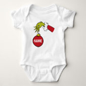 Body Le Grinch | Nom personnalisé T-shirt (Devant)