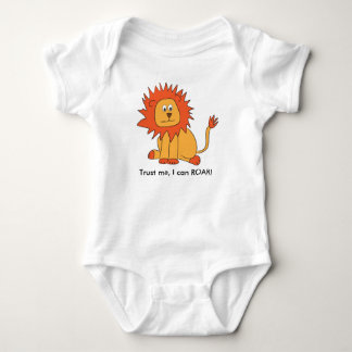 Body Le lion mignon peut ROAR Orange Illustration