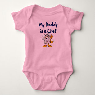 Body Le papa est un T-shirt de bébé de chef