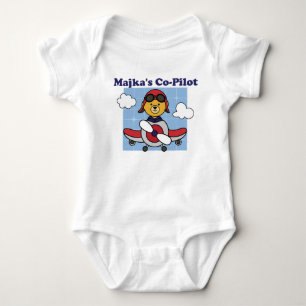Body Le petit copilote de Majka - mignon avion