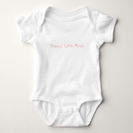 Body Le petit maillot de bébé Miracle de maman (Devant)
