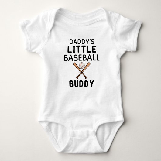 Body Le petit pote de baseball de papa | Baseball mou (Devant)