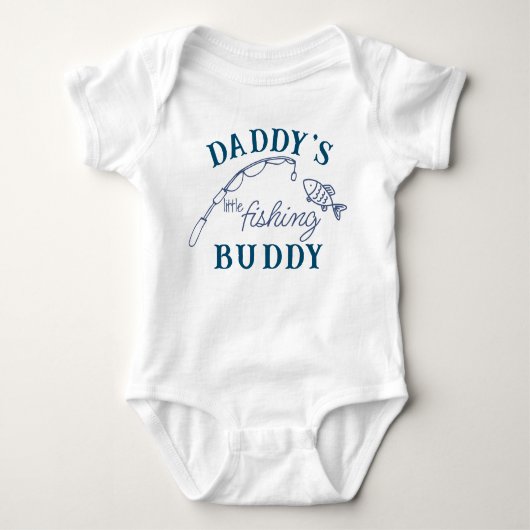 Body Le petit pote de pêche de papa drôle de nouveau-né (Devant)