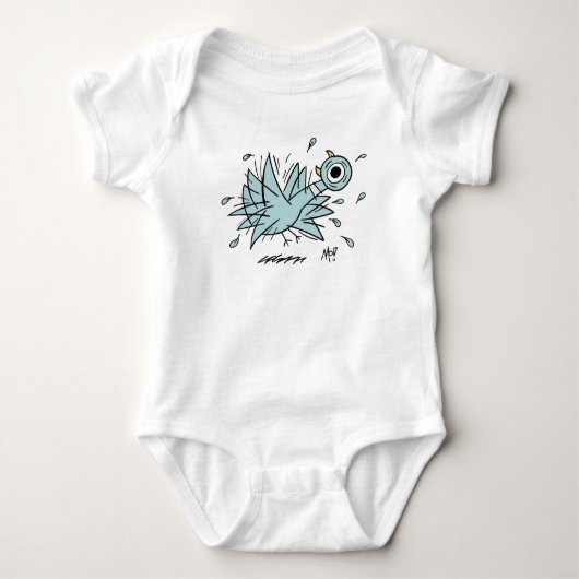Body Le Pigeon Freakout Baby Bodysuit Blanc (Devant)