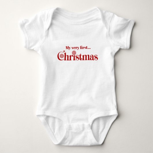 Body Le premier Noël du bébé (Devant)