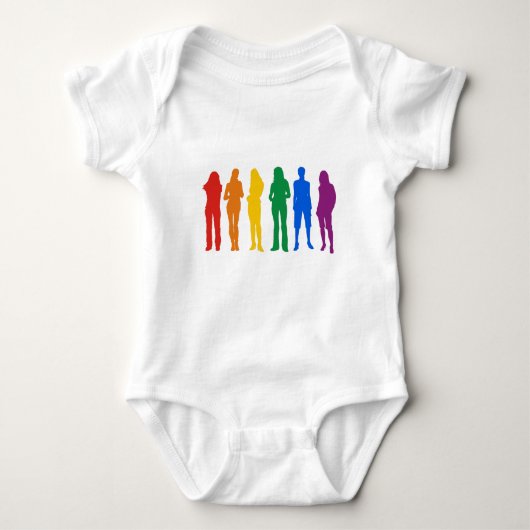 Body Le T-shirt des femmes de gay pride (Devant)