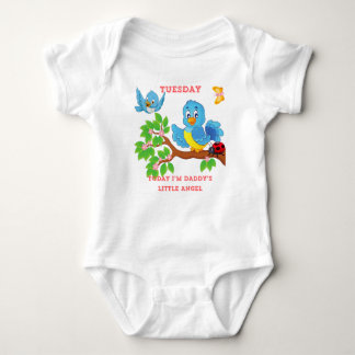 Body Le T-shirt Little Angel de papa mardi