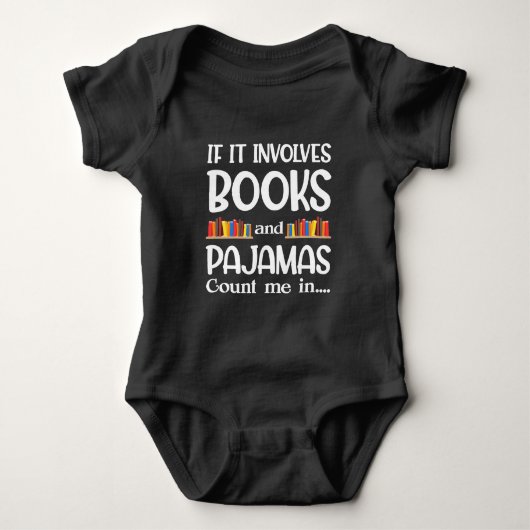 Body Lecteur de livres Pajamas Bookworm lecture amusant (Devant)