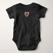 Body Léopard à cœur sauvage et bébé rose (Dos)