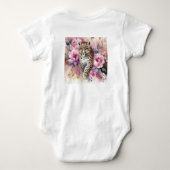 Body Leopard Cub & Bodysuit Rose pour bébé (Dos)