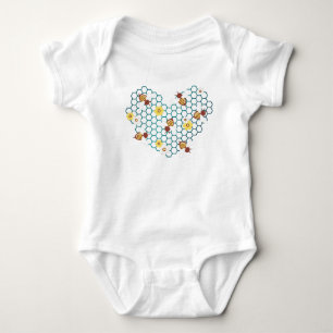 Body Les abeilles et le miel dans un costume pour béb