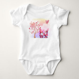 Body Les AMIS Gnomes de Valentine sous arbre cardiaque