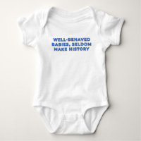 Les bébés sages font rarement l'histoire - Bleu