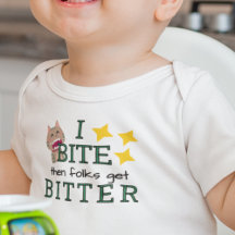 Les Dents Bébé Mordant Rend Les Gens Amers