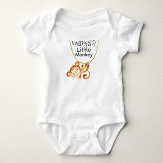 Body Les habits de bébé singe de maman, retour à la mai