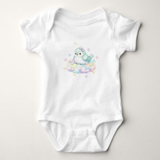 Body Les oiseaux doux. Mint Marshmallow par Natasha Us (Devant)