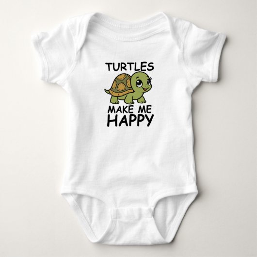 Body Les tortues me rendent heureux (Devant)
