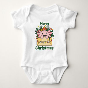 Body Lettre de Noël Axolotl Animaux d'hiver Axolotls
