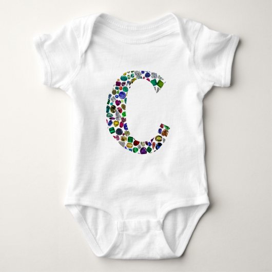 Body LETTRE MONOGRAPHIQUE INITIALE C Tendance (Devant)