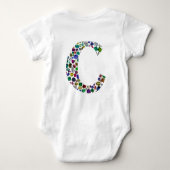 Body LETTRE MONOGRAPHIQUE INITIALE C Tendance (Dos)