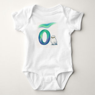Body Lettre O personnalisable de la chouette harfang so