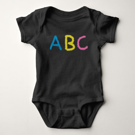Body Lettres de calque colorées ABC (Devant)