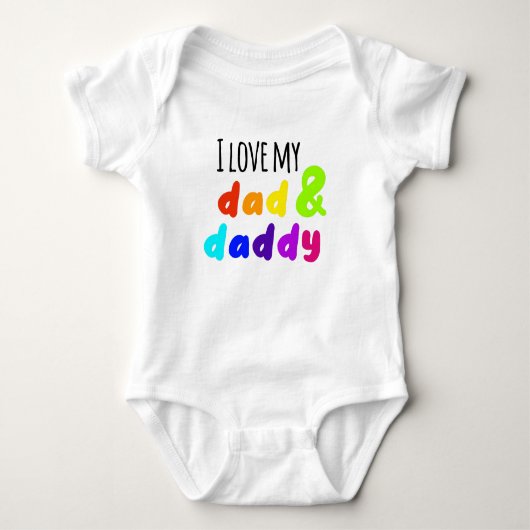 Body LGBT I love my dad and daddy (Devant)