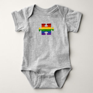 Body LGBT Puzzle Pride Parties scintillant drapeau