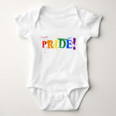 Body LGBT rainbow pride Infantile Creeper (Devant)