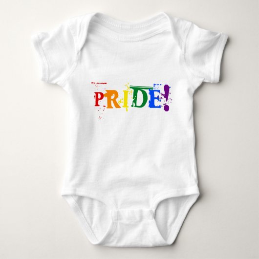 Body LGBT rainbow pride Infantile Creeper (Devant)