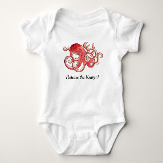 Body Libérez costume mignon de bébé de poulpe de Kraken (Devant)