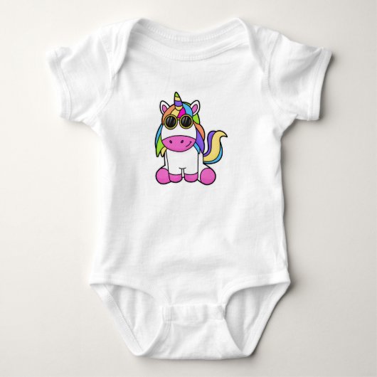 Body Licorne avec des lunettes de soleil (Devant)