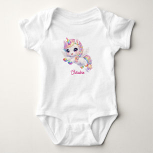Body Licorne Bébé Arc-en-Ciel Magique