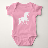 Licorne blanche silhouette Belle Enfant fantaisist
