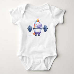 Body Licorne Haltérophilie – Drôle de Licorne Forte pou