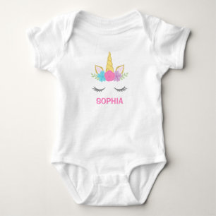 Body Licorne magique personnalisée