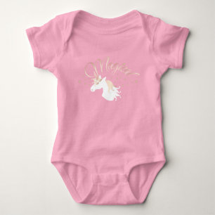 Body Licorne Magique Rose Moderne