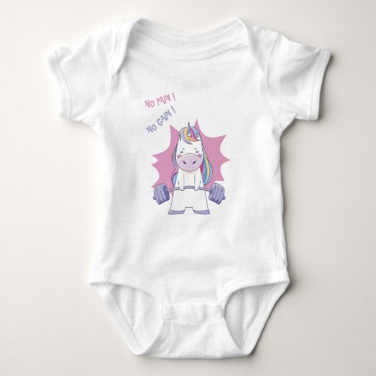 Body Licorne mignonne (Devant)