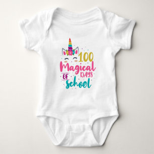 Body Licorne Mignonne 100 Jours Magiques D'École