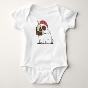 Body licorne pug chien animal chiot