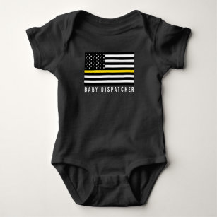 Body Ligne jaune mince American Flag Baby Dispatcher
