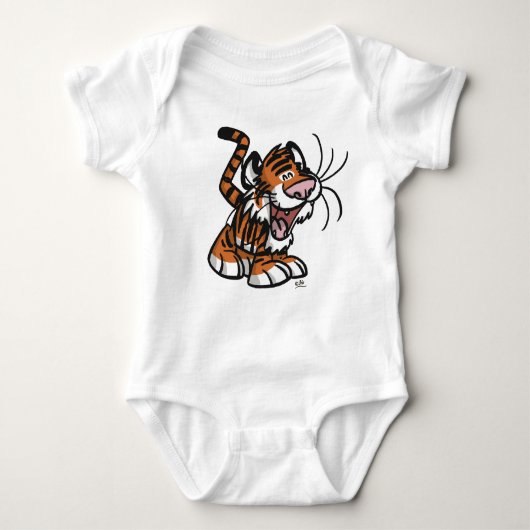 Body Lil' Cartoon Tiger Vêtements bébé (Devant)