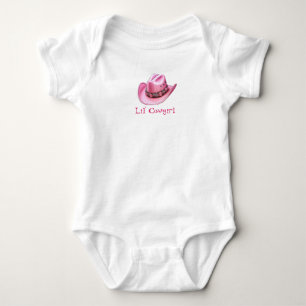 Body Lil’ Cowgirl Rose Cowgirl Casquette Bodysuit bébé