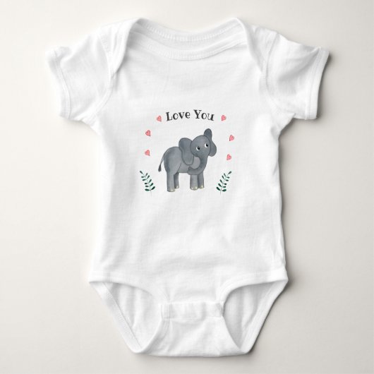 Body Lil Elephant Baby Bodysuit (Devant)