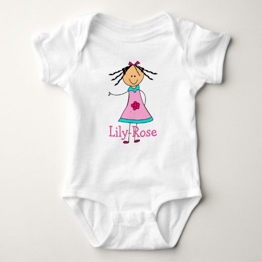 Body Lily-Rose Nommé cadeaux de petite fille - personna (Devant)