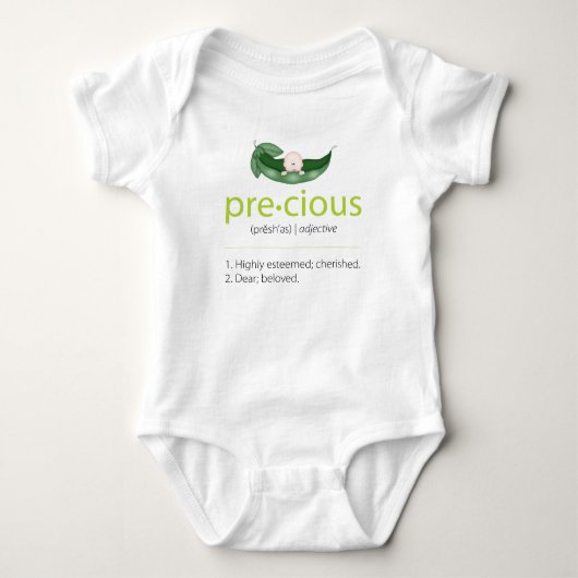 Body Lime "Precious" Pea-in-a-Pod Baby Tee (Devant)