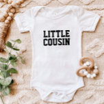 Body Little Cousin | Famille d'enfants correspondant<br><div class="desc">Vêtements imprimés personnalisés avec le graphique "Little Cousin" ou tout autre texte personnalisé. Utilisez les outils de conception pour modifier les polices de texte et les couleurs ou ajouter vos propres photos pour créer un modèle de t-shirt personnalisé. Faites votre choix parmi une grande variété de t-shirts, de débardeurs et...</div>