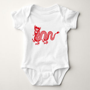 Body Little Dragon Delft : Design chinois Red Dragon